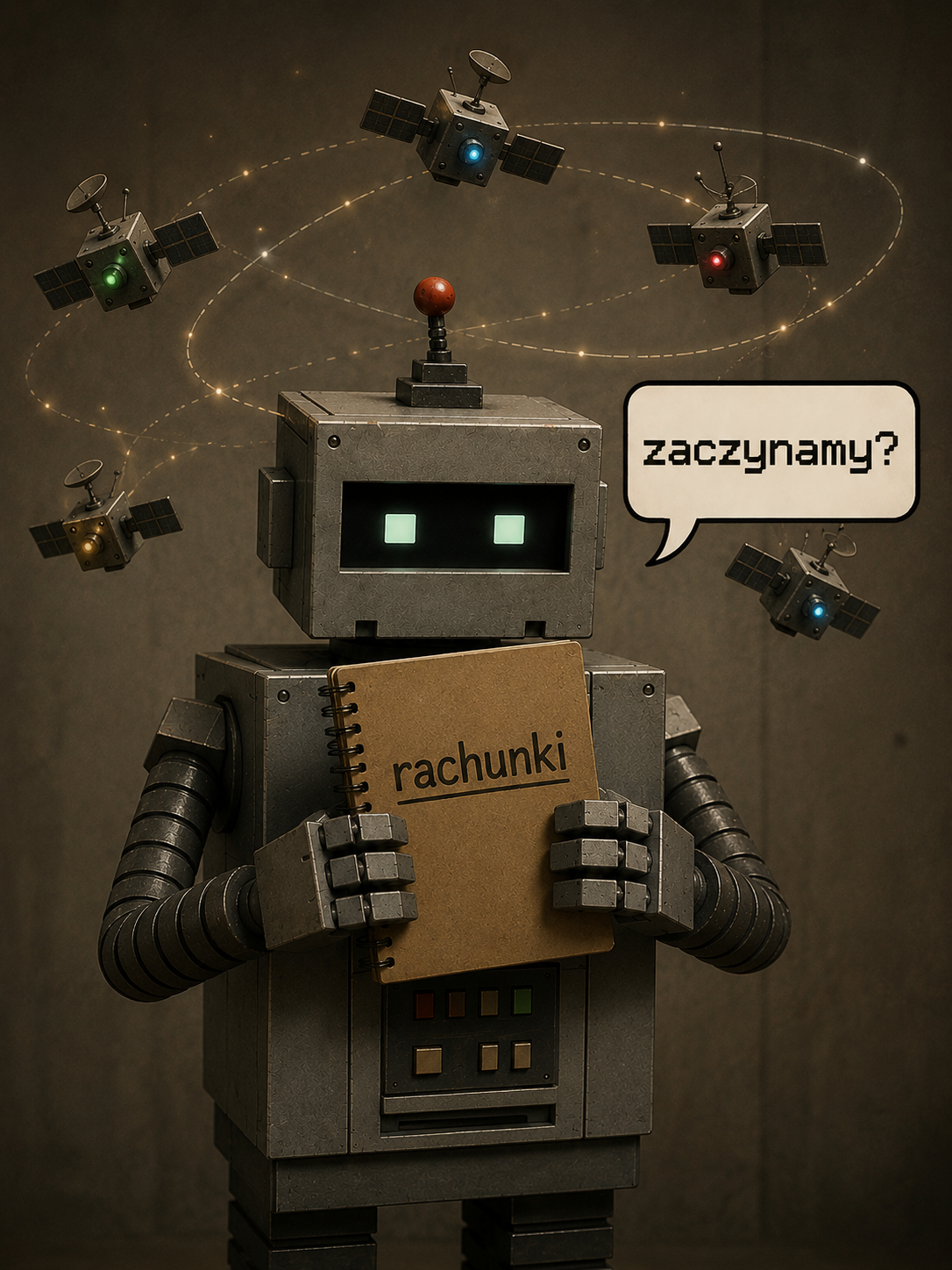 Robot pomagający trzymać rachunki pod kontrolą
